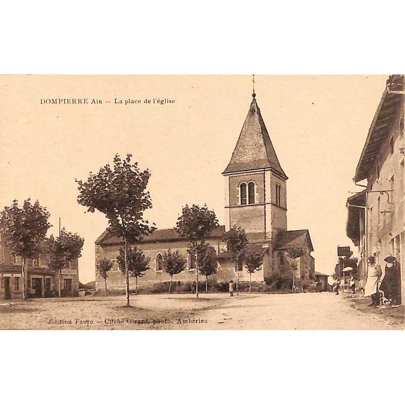 ABAO 01 - Ain [01] Dompierre - La place de l'Eglise.