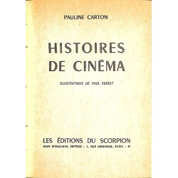 ABAO 1900- CARTON (Pauline) - Histoires ... de cinéma - Dédicacé