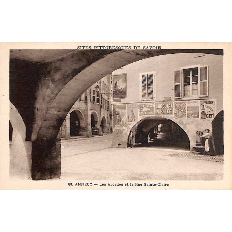 ABAO 74 - Haute Savoie [74] Annecy - Les Arcades de la rue Ste-Claire.