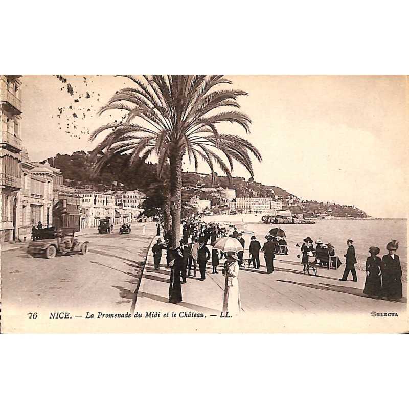 ABAO 06 - Alpes Maritimes [06] Nice - La Promenade du Midi et le Château.