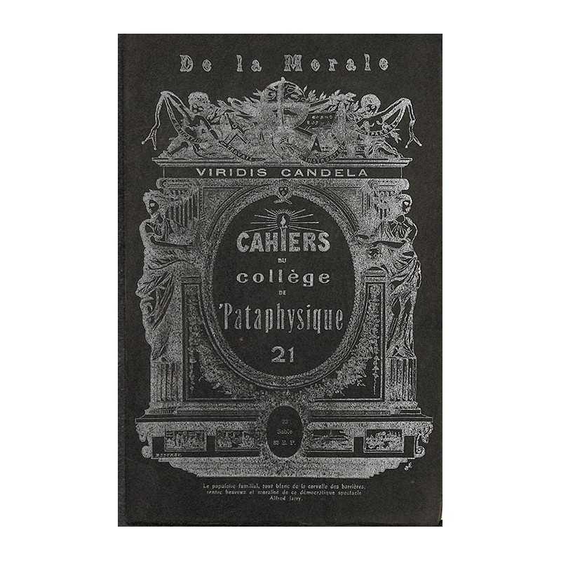 ABAO 1900- Cahiers du Collège de 'Pataphysique 21 ABAO 1900- Cahiers du Collège de 'Pataphysique 21