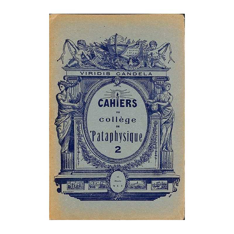 ABAO 1900- Cahiers du Collège de 'Pataphysique 02