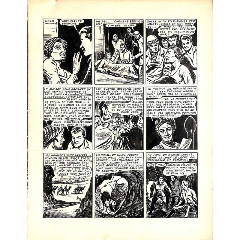 ABAO Originaux Dupuy-Franck - Les Joyeux jumeaux et leur scooter. Planche originale 2 [4]