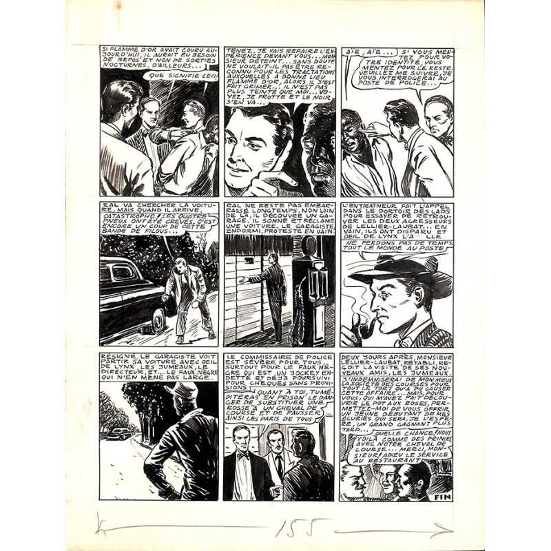 ABAO Originaux Dupuy-Franck - Les Joyeux jumeaux et leur scooter. Planche originale 5 [3]