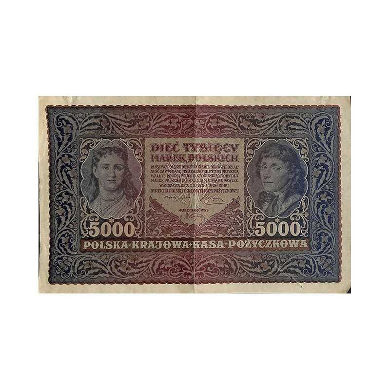 ABAO Billets, actions, monnaies Polska Krajowa Kasa Pozyczkowa Republic 1920