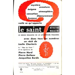 ABAO Littérature populaire Charteris (Leslie) - Le Saint aux Antilles.