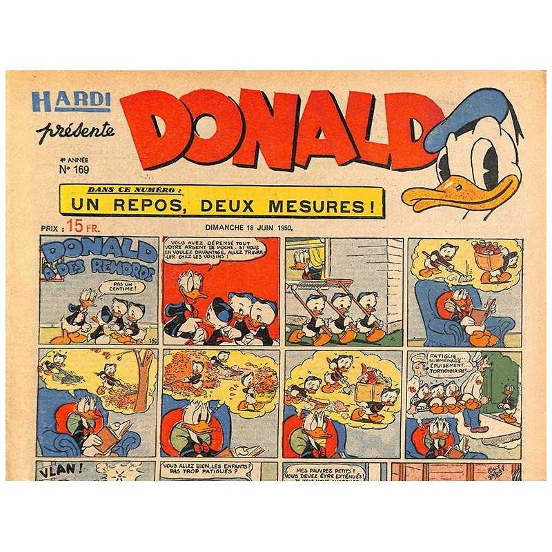 ABAO Bandes dessinées Donald 1950/06/18 n°169
