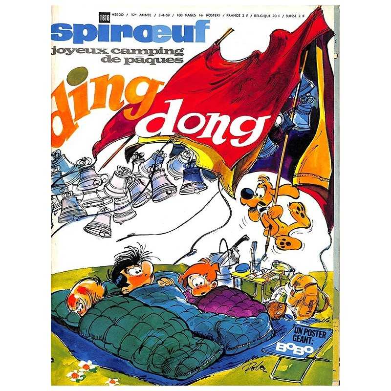 ABAO Bandes dessinées Spirou 1969/04/03 n°1616 (avec le mini-récit)