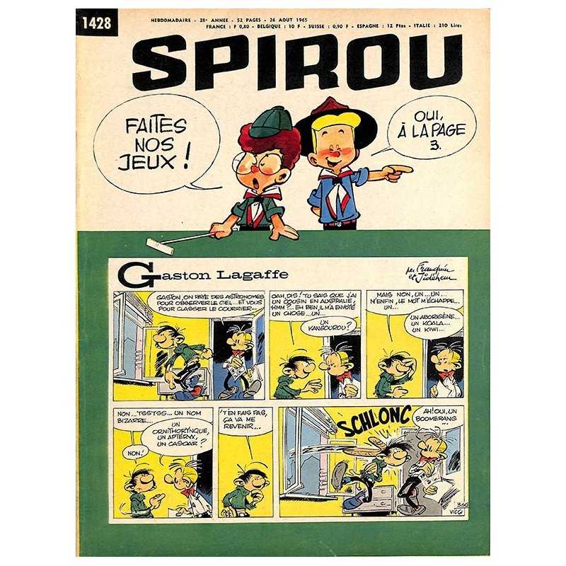 ABAO Bandes dessinées Spirou 1965/08/26 n°1428 (avec le mini-récit)
