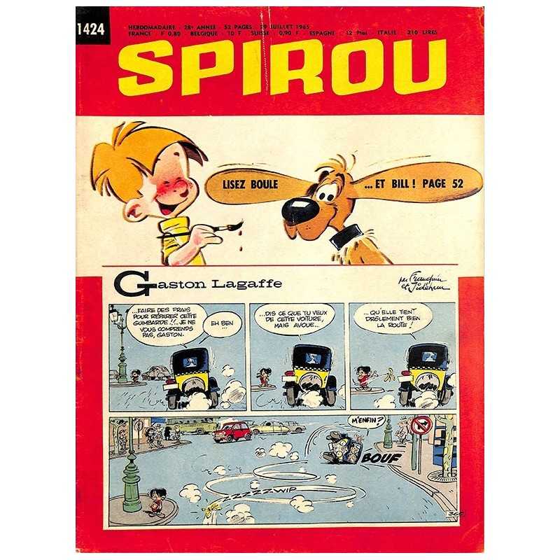 ABAO Bandes dessinées Spirou 1965/07/29 n°1424 (avec le mini-récit)