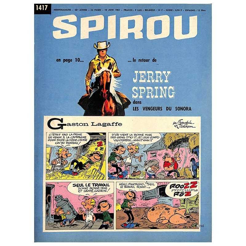ABAO Bandes dessinées Spirou 1965/06/10 n°1417 (avec le mini-récit)