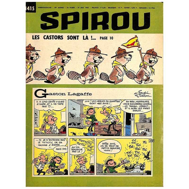 ABAO Bandes dessinées Spirou 1965/05/27 n°1415 (avec le mini-récit)