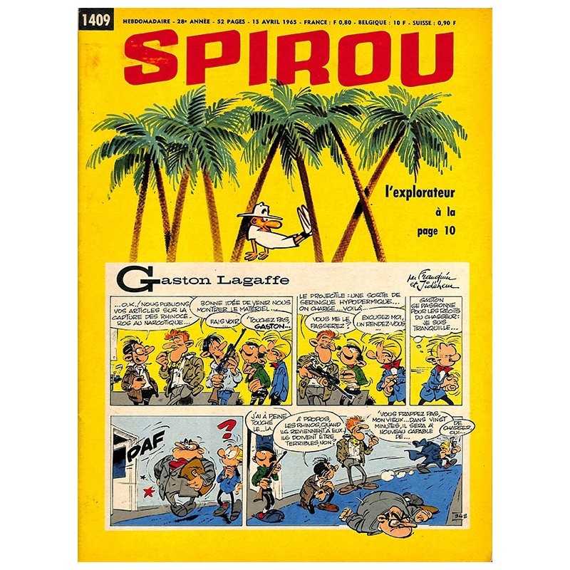 ABAO Bandes dessinées Spirou 1965/04/15 n°1409 (avec le mini-récit)