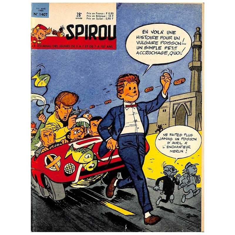 ABAO Bandes dessinées Spirou 1965/04/01 n°1407 (avec le mini-récit)