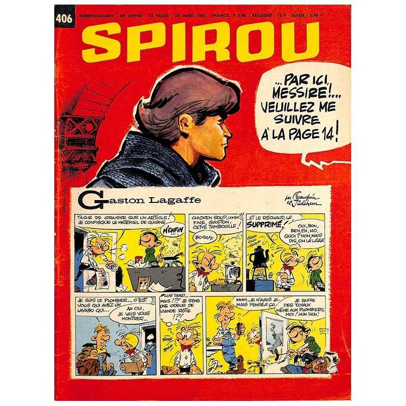 ABAO Bandes dessinées Spirou 1965/03/25 n°1406 (avec le mini-récit)
