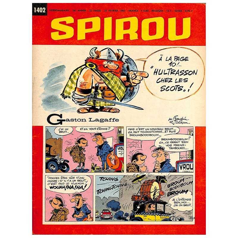 ABAO Bandes dessinées Spirou 1965/02/25 n°1402 (avec le mini-récit)