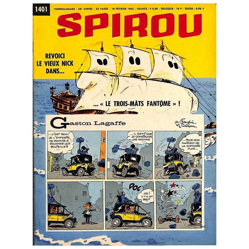 ABAO Bandes dessinées Spirou 1965/02/18 n°1401 (avec le mini-récit)