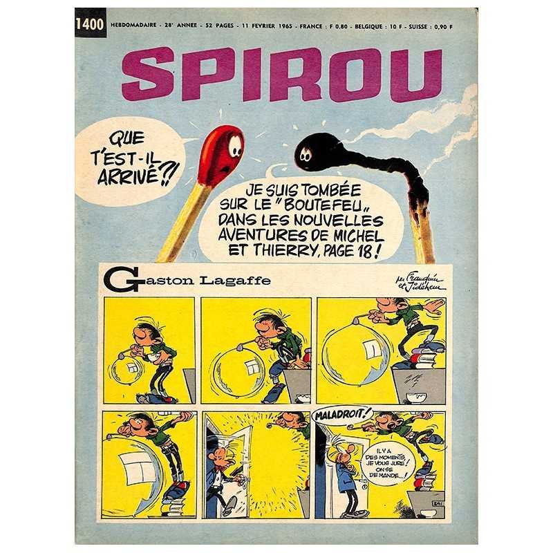 ABAO Bandes dessinées Spirou 1965/02/11 n°1400 (avec le mini-récit)