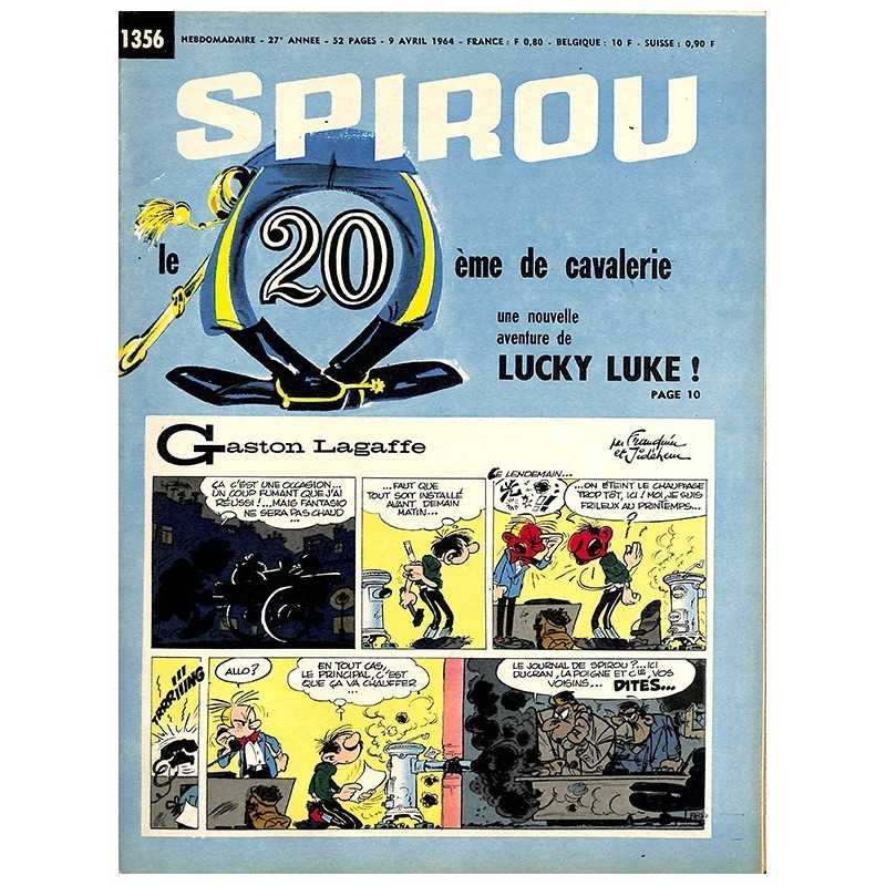 ABAO Bandes dessinées Spirou 1964/04/09 n°1356 (avec le mini-récit)
