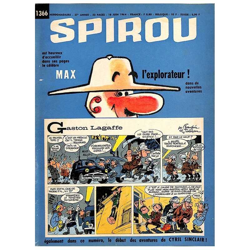 ABAO Bandes dessinées Spirou 1964/06/18 n°1366 (avec le mini-récit)