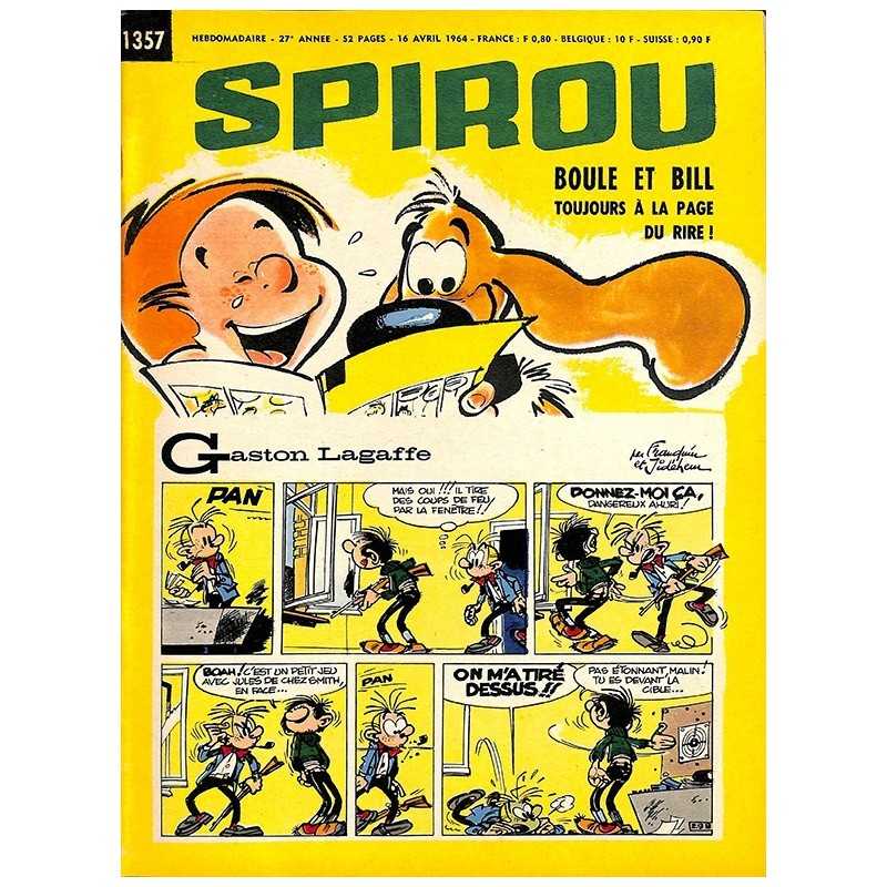 ABAO Bandes dessinées Spirou 1964/04/16 n°1357 (avec le mini-récit)