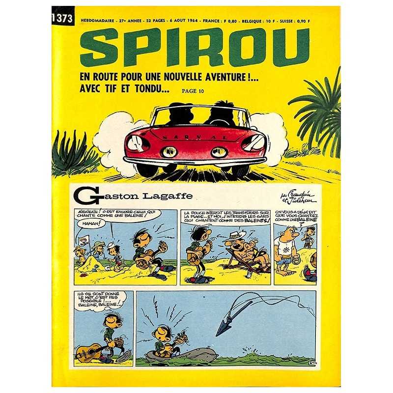 ABAO Bandes dessinées Spirou 1964/08/06 n°1373 (avec le mini-récit)