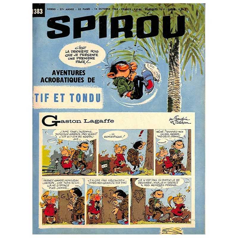 ABAO Bandes dessinées Spirou 1964/10/15 n°1383 (avec le mini-récit)