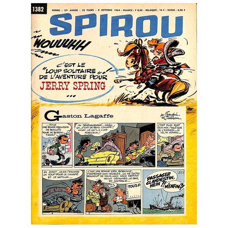 ABAO Bandes dessinées Spirou 1964/10/08 n°1382 (avec le mini-récit)