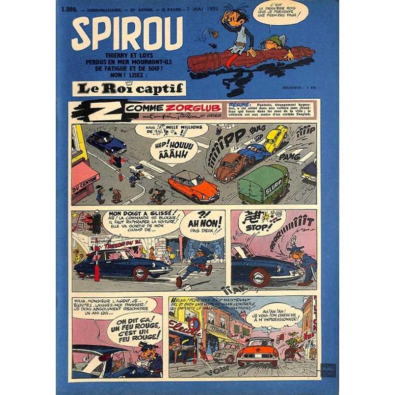 ABAO Bandes dessinées Spirou 1959/05/07 n°1099
