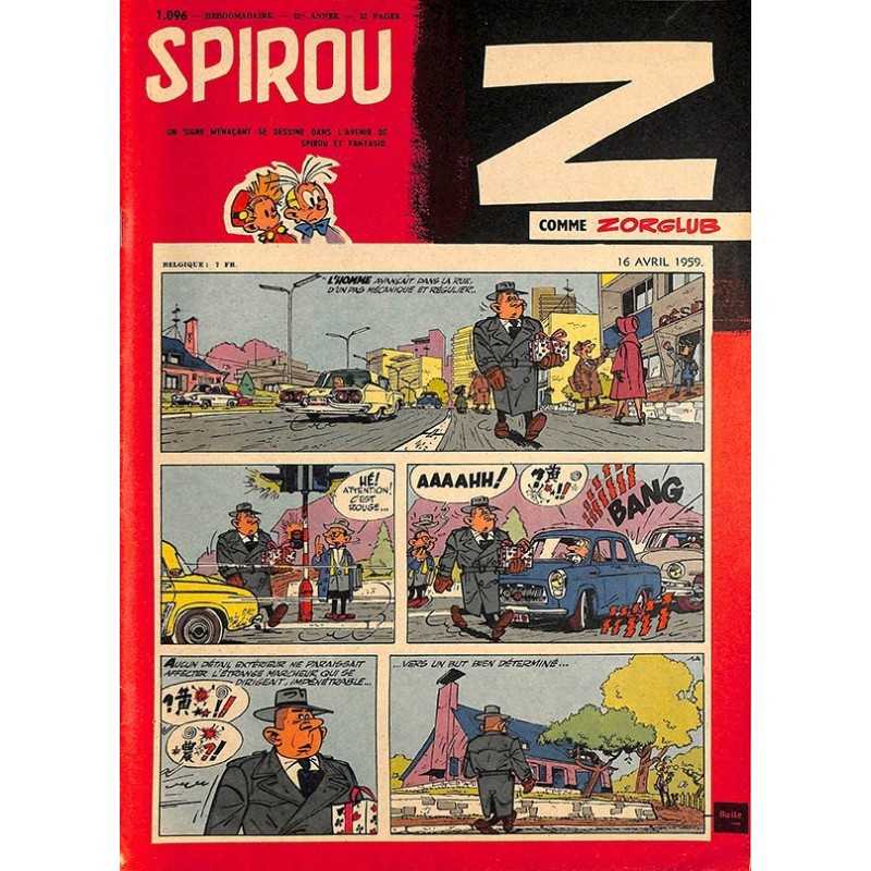 ABAO Bandes dessinées Spirou 1959/04/16 n°1096