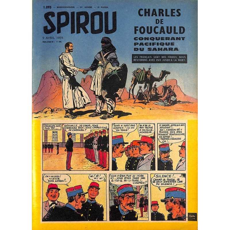 ABAO Bandes dessinées Spirou 1959/04/09 n°1095