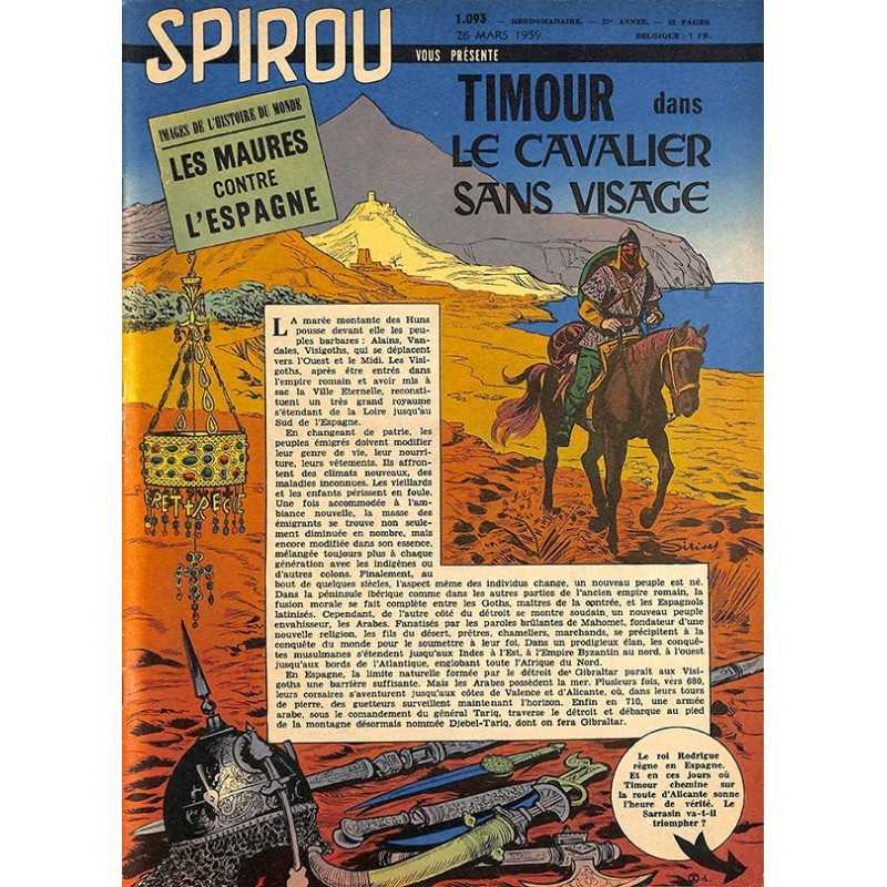 ABAO Bandes dessinées Spirou 1959/03/26 n°1093