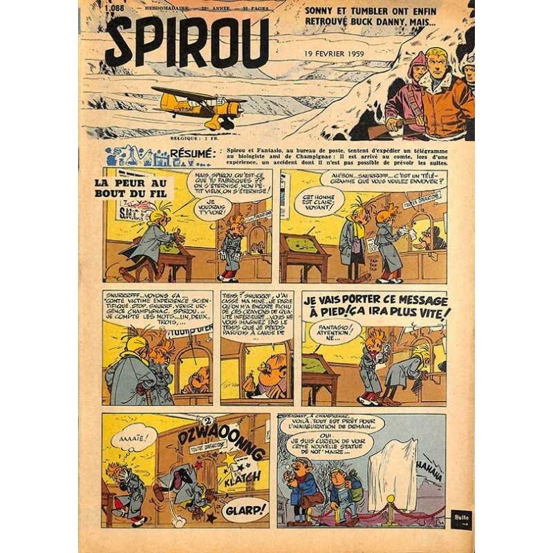 ABAO Bandes dessinées Spirou 1959/02/12 n°1087