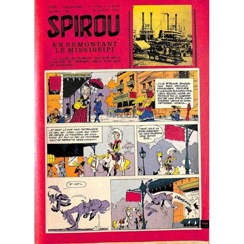 ABAO Bandes dessinées Spirou 1959/07/30 n°1111