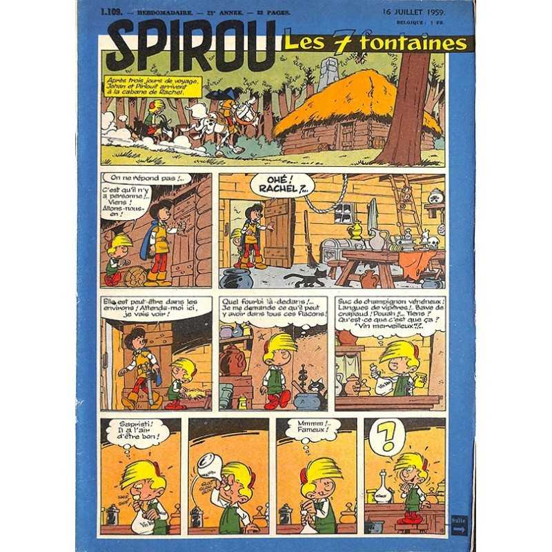 ABAO Bandes dessinées Spirou 1959/07/16 n°1109