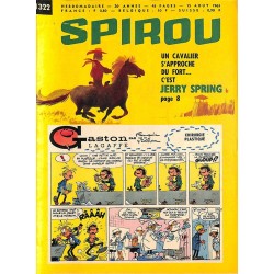 ABAO Bandes dessinées Spirou 1963/08/15 n°1322 (avec le mini-récit)