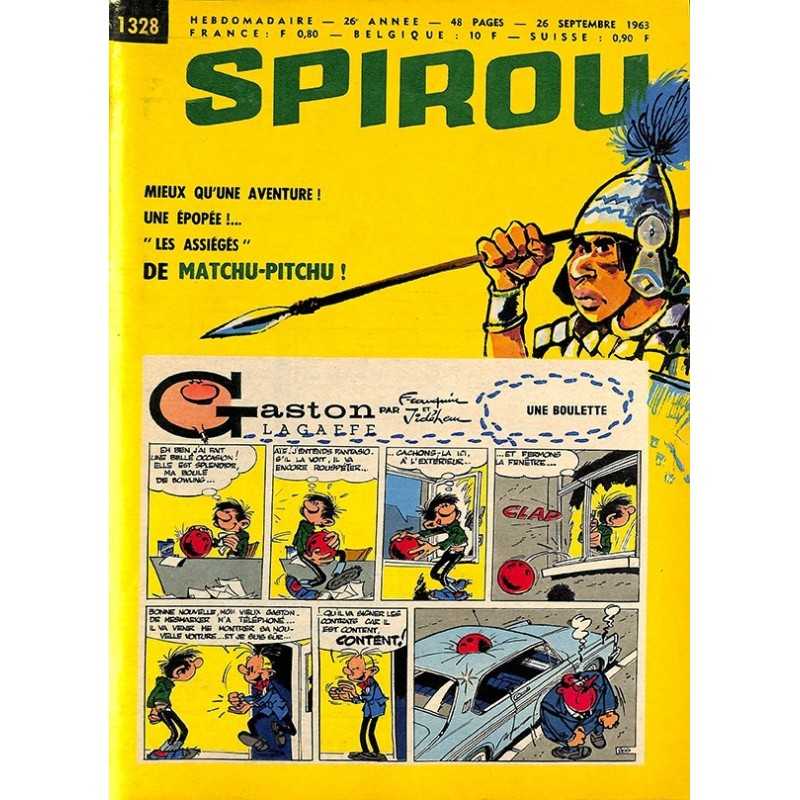 ABAO Bandes dessinées Spirou 1963/09/26 n°1328 (avec le mini-récit)