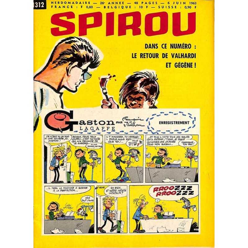 ABAO Bandes dessinées Spirou 1963/06/06 n°1312 (avec le mini-récit)