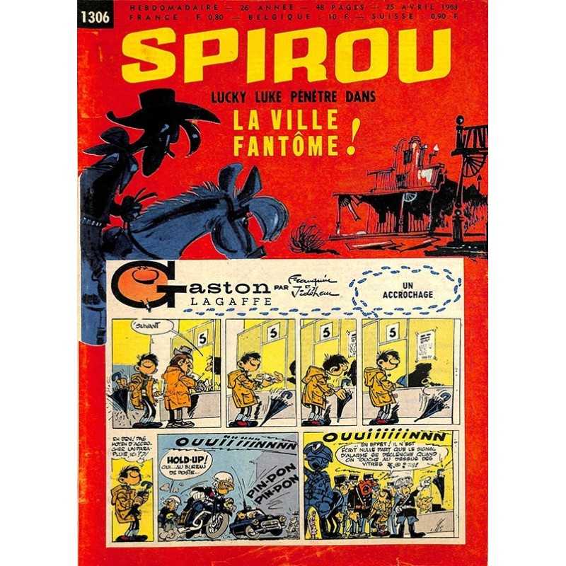 ABAO Bandes dessinées Spirou 1963/04/25 n°1306 (avec le mini-récit)