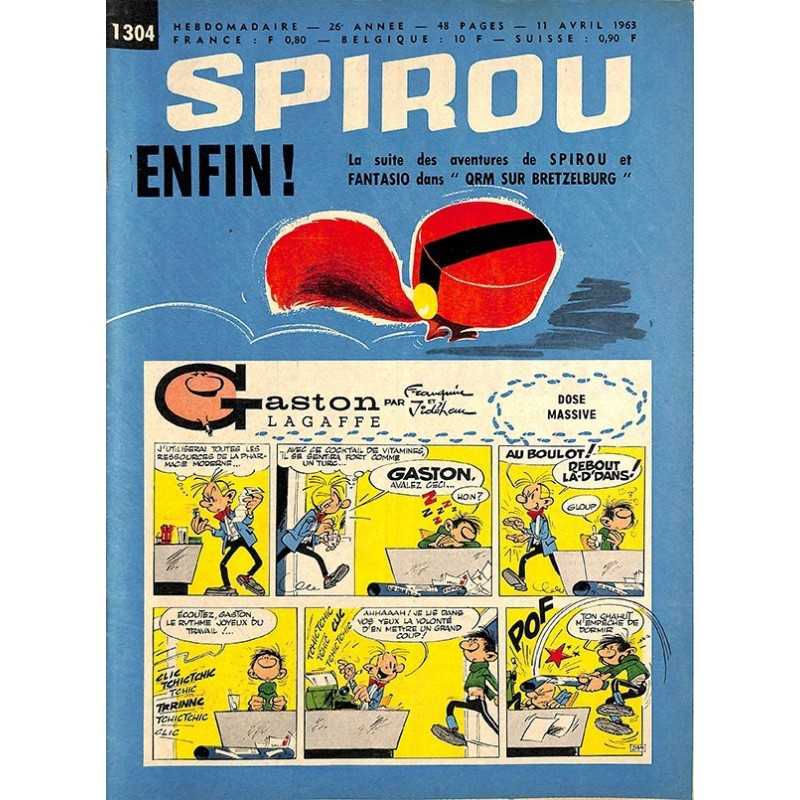 ABAO Bandes dessinées Spirou 1963/04/11 n°1304 (avec le mini-récit)