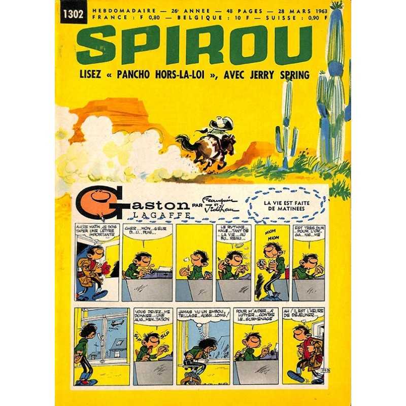 ABAO Bandes dessinées Spirou 1963/03/28 n°1302 (avec le mini-récit)