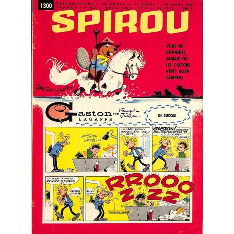 ABAO Bandes dessinées Spirou 1963/03/14 n°1300 (avec le mini-récit)