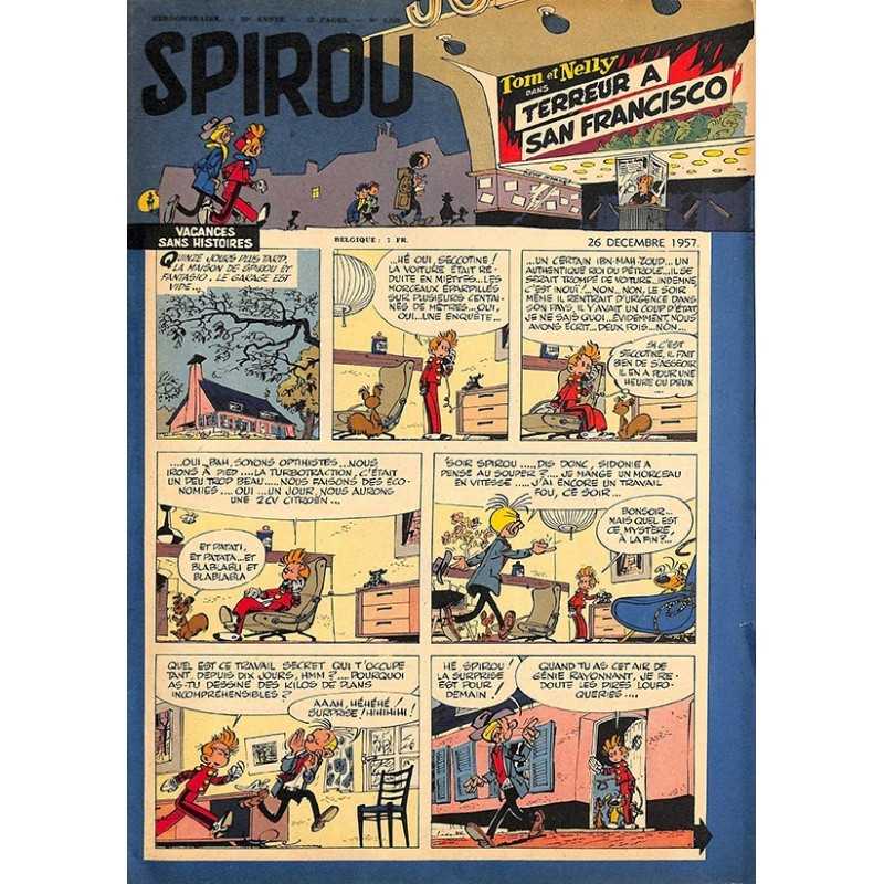 ABAO Bandes dessinées Spirou 1957/12/26 n°1028