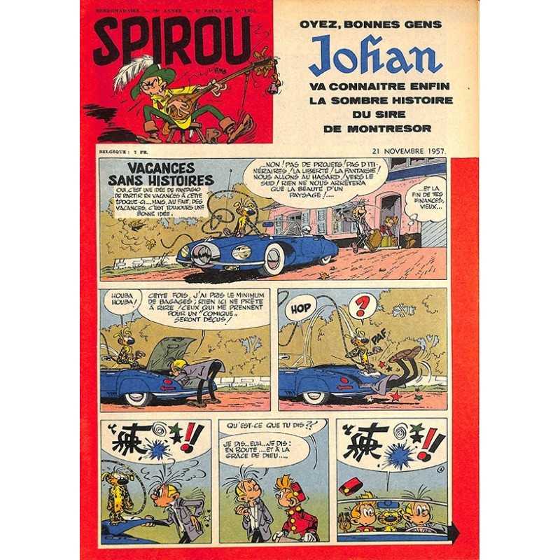 ABAO Bandes dessinées Spirou 1957/11/21 n°1023