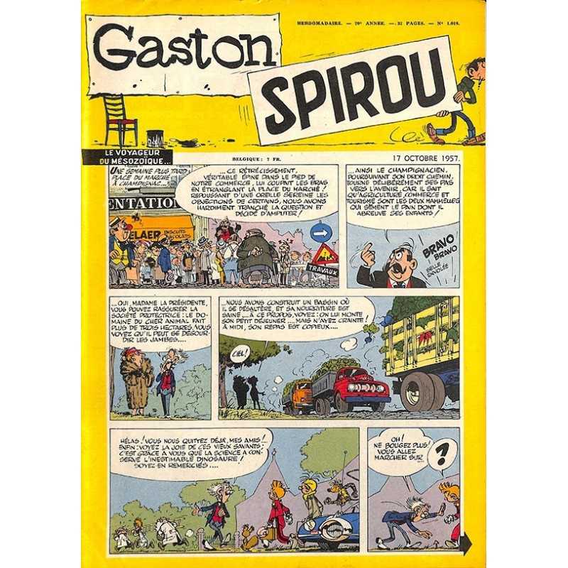 ABAO Bandes dessinées Spirou 1957/10/17 n°1018