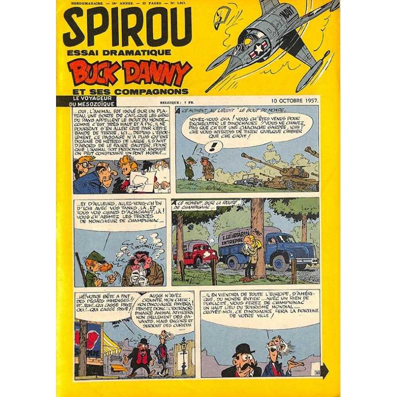 ABAO Bandes dessinées Spirou 1957/10/10 n°1017