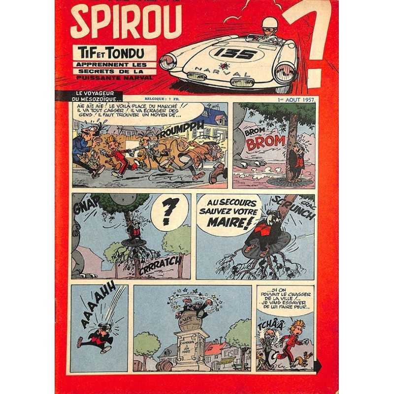 ABAO Bandes dessinées Spirou 1957/08/01 n°1007