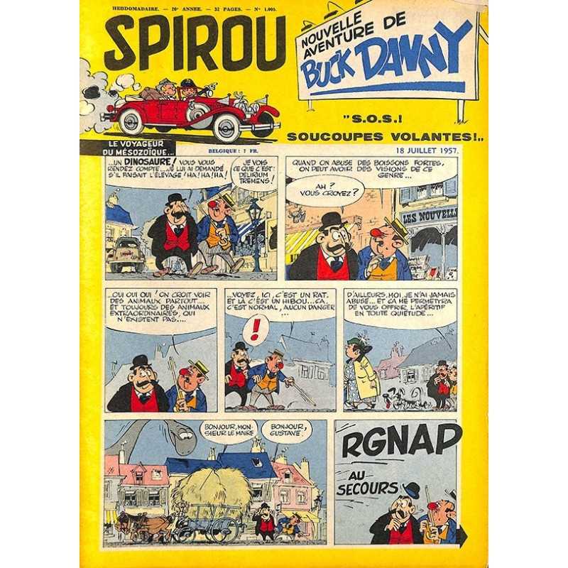 ABAO Bandes dessinées Spirou 1957/07/18 n°1005