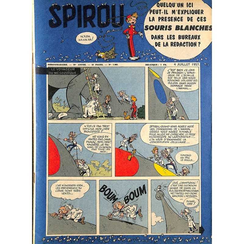 ABAO Bandes dessinées Spirou 1957/07/04 n°1003