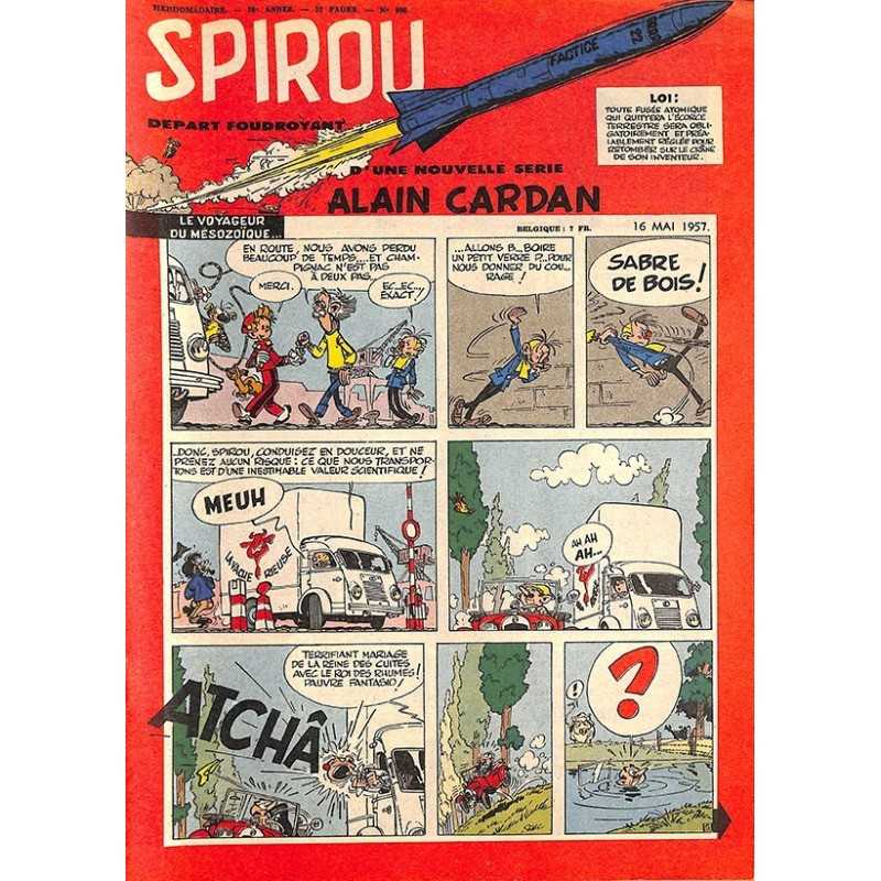 ABAO Bandes dessinées Spirou 1957/05/16 n°996